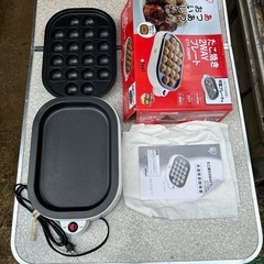 新品、ミニたこ焼き、ホットプレート格安の画像