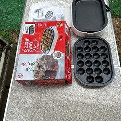 新品、ミニたこ焼き、ホットプレート格安の画像