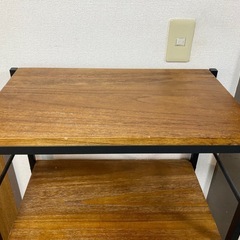 天然木板　アイアン　シェルフの画像