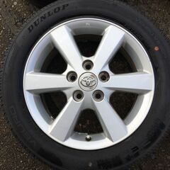 205/55R16 ダンロップ VEURO夏タイヤアルミ4本セット　2021年製造　9分山位　トヨタ純正アルミ4本セットの画像