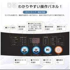 洗濯機、稼働日数2週間の画像