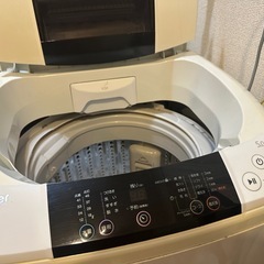 【うけとり決定済み】洗濯機5kg ハイアール　取りに来れる方限定　の画像