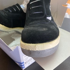 革製軽量ウレタン２層底安全靴　26.5cmの画像