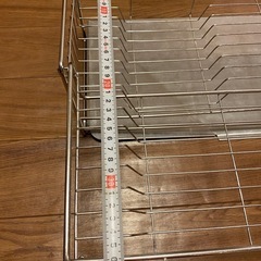 水切りラック　伸縮タイプの画像