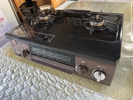 パロマガステーブルガスコンロ [2口/右強火] IC-S37BM-R [約56cm(コンパクトタイプ) /プロパンガス /右強火]