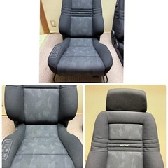美品 レカロ RECARO 電動 運転席 助手席 黒 直接引き取り　　　　　　の画像
