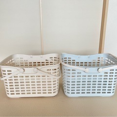 【取引決定】ランドリーバスケット　　　2つセットの画像