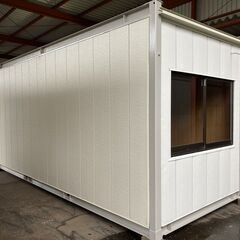 中古ユニットハウス　4坪（シャッター）の画像
