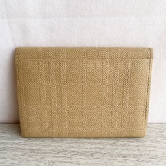 ☆お値引可能☆【美品】BURBERRY  カードケース 名刺入れ パスケース エンボスチェックの画像