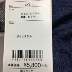 【美品】リュック　whole earthの画像