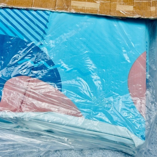決まりました！新品未使用 非膨張式 プール 3m 大型 空気入れ不要 折りたたみ コンパクト
