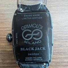 グリモルディ ブラックジャック メンズ自動巻時計の画像