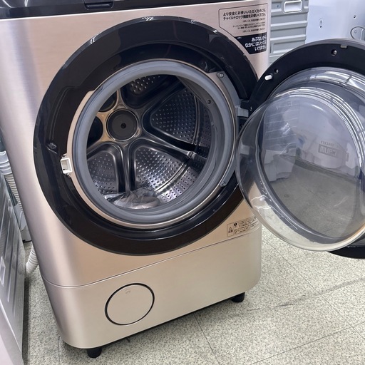 リユースのサカイ東金店 HITACHI ドラム式洗濯機 19年製 12kg/6kg TJ13274