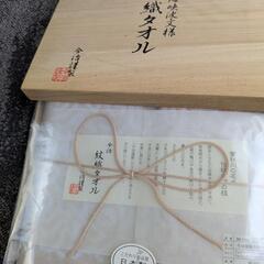 今治タオル　桐箱入りギフト　未使用品　各1000円の画像