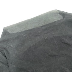 黒　シアートップス　長袖　SHEINの画像