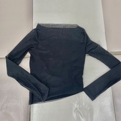 黒　シアートップス　長袖　SHEIN