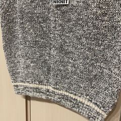 ◉新品タグ付き◉NKNIT◉Cotton crewneck vest◉の画像