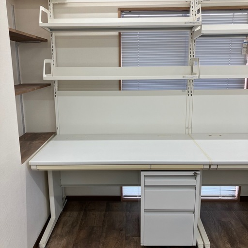 デスク キャビネット シェルフ セット