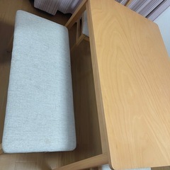 ニトリ製ダイニングセット▪️ほぼ未使用感じの画像