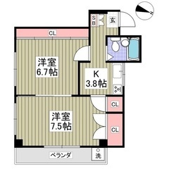 【小竹向原・2K】【敷金&礼金0ヶ月！ 角部屋！ スーパーコンビ...