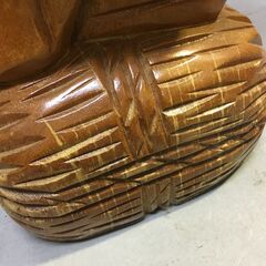 A4309　七福神　木製　置物　約60㎝　大黒天　木彫り　飾り　縁起物　開運の画像