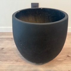 テラニアスバルーン アンティークブラック 鉢カバー 観葉植物 10号の画像