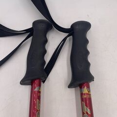 【現状品(詳細有)】Windalp/ウィンドアルプ トレッキングポール 2本 登山 山登り アウトドア 1セット 袋付きの画像