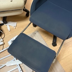 【受け渡し決まりました！】オフィスチェア、ゲーミングチェア ソフトPUレザー1点、ファブリック生地1点の画像