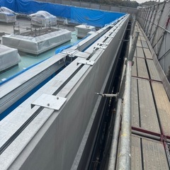 建設工事現場 外壁工事の画像