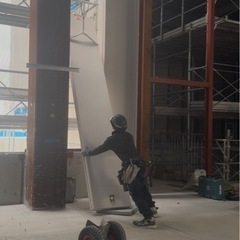 建設工事現場 外壁工事の画像