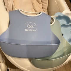 【7月末でこちらのページ終了】新生児セット　電動バウンサー、食器、食事エプロン　の画像