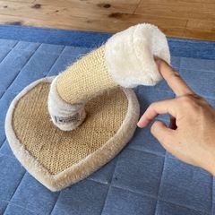 猫の爪とぎ(ハート型) キャットタワーの画像