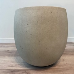 テラニアスバルーン アンティークホワイト 鉢カバー 観葉植物の画像