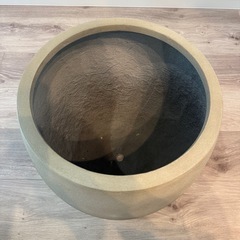 テラニアスバルーン アンティークホワイト 鉢カバー 観葉植物の画像