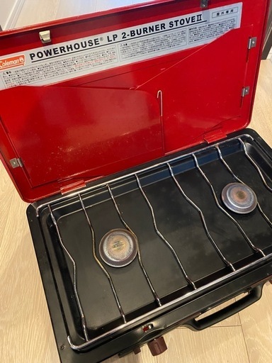 【値下げしました！】Coleman コールマン　ツーバーナー　(赤)