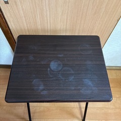 ニトリ NITORI 折りたたみデスク フレッタ スリム DBRの画像