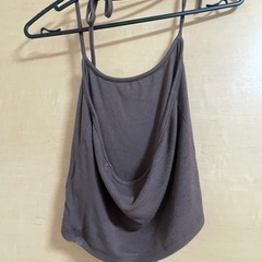 ブラウン キャミソール Mサイズの画像