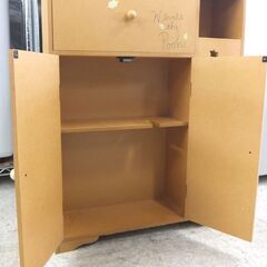 トイレ収納 幅50cm トイレラック くまのプーさん ブラウン トイレットペーパー収納 収納家具☆ 札幌市 北区 屯田 の画像