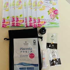 フェイスマスク、入浴剤などの画像