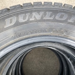 DUNLOP 195/65R16 24年製　冬タイヤの画像