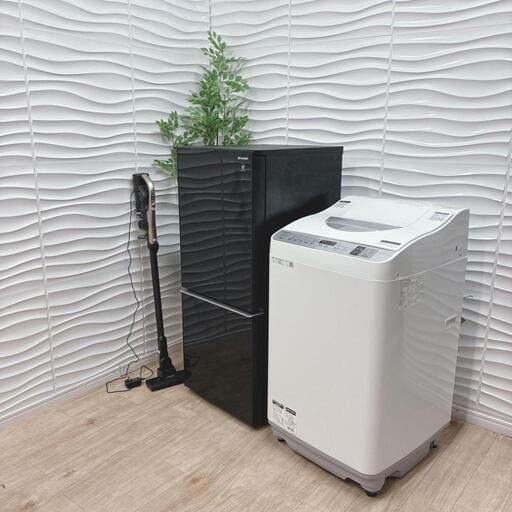 ◇高年式◇シャープ冷蔵庫＆洗濯乾燥機◇日立掃除機◇3点◇大阪