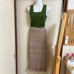 【新品未使用】Honeys ロングタイトニットスカート