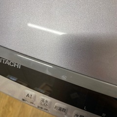 7/19値下げしました⚪️人気⚪️2020年製 HITACHI 9.0/5.0kg洗濯機 BW-DV90E 日立 AI洗濯 糸くずフィルター No.6522  NH　の画像