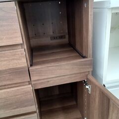 ★リユースのサカイ日立店★HJ7106 ベガコーポレーション レンジボード ブラウン H183×D41×W90 クリーニング済み の画像