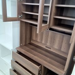 ★リユースのサカイ日立店★HJ7106 ベガコーポレーション レンジボード ブラウン H183×D41×W90 クリーニング済み の画像