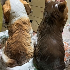 わんこ　飾りもの　レトロ　アンティークの画像
