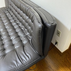 ニトリ　3way 合成皮革ソファーベッド　Nシールドロック　の画像