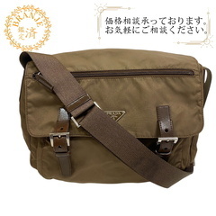 プラダ PRADA ショルダーバッグ ヴェラ メッセンジャーバッグ カーキ