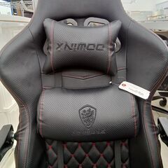 ★リユースのサカイ日立店★HJ7110  ゲーミングチェア ブラック H92×D60×W64 クリーニング済み の画像