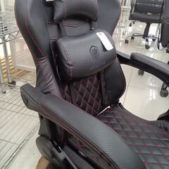 ★リユースのサカイ日立店★HJ7110  ゲーミングチェア ブラック H92×D60×W64 クリーニング済み の画像